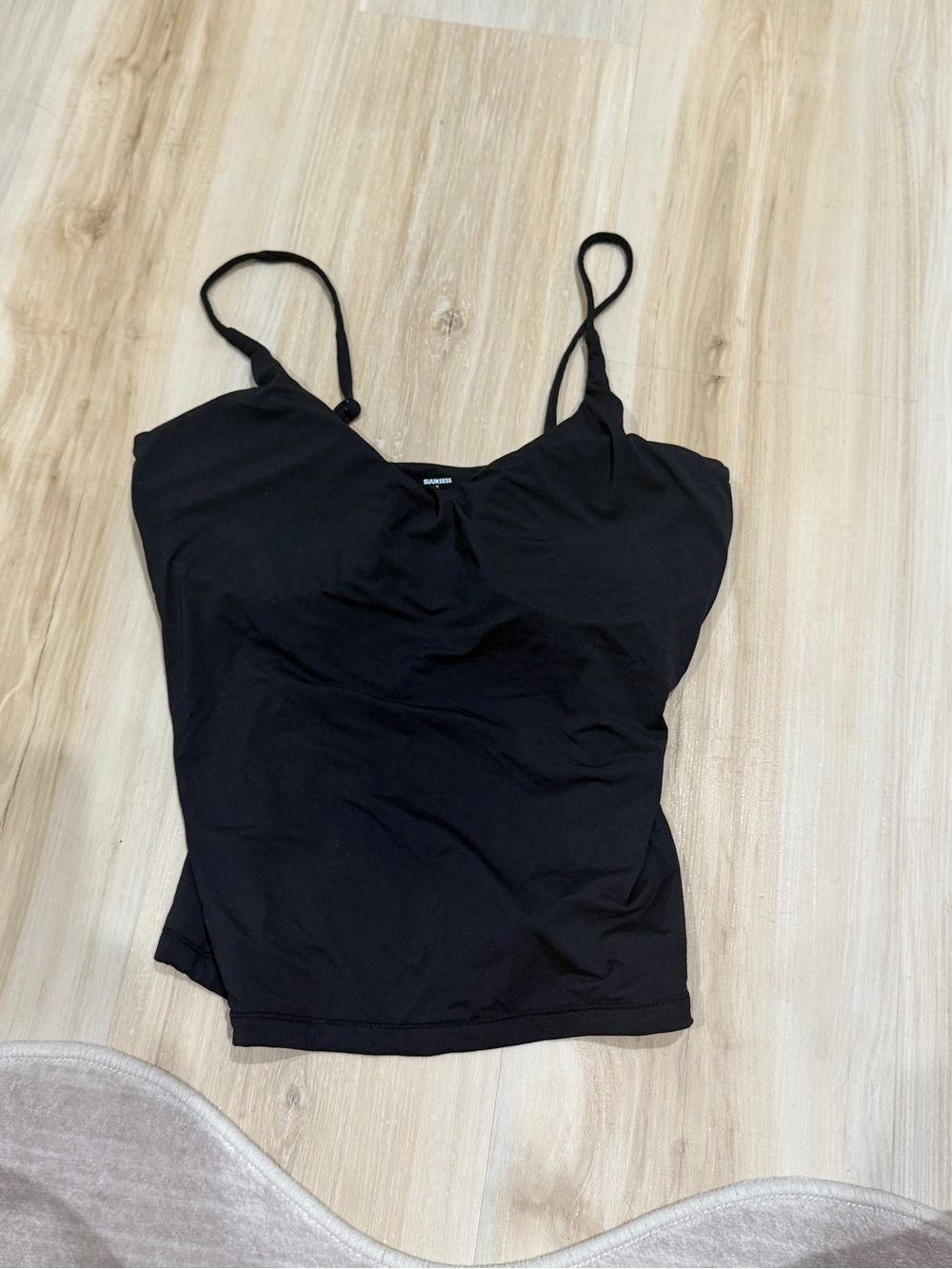 Black Women's Camisole Tank Top - Classic Slim Fit